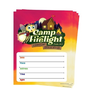 Vacation Bible School (Vbs) 2024 Camp Firelight Small Promotional Posters (Pkg of 5)