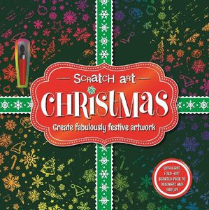 Christmas: Adult Scratch Art Activity Book