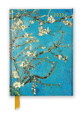 Vincent van Gogh: Almond Blossom 2025 Luxury Diary Planner - Page to View with Notes