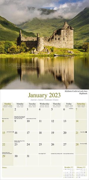 Scotland - Schotland Kalender 2023