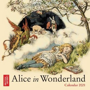 British Library - Alice In Wonderland Mini Wall Calendar 2021 (art Calendar)