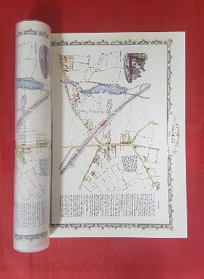 Walmley Village 1882 - Old Map Supplied Rolled in a Clear Two Part Screw Presentation Tube - Print Size 45cm x 32cm