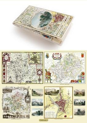 Worcestershire 1610 – 1836 – Fold Up Map that features a collection of Four Historic Maps, John Speed’s County Map 1610, Johan Blaeu’s County Map of 1648, Thomas Moules County Map of 1836 and Cole and Roper’s Plan of the City of Worcester 1805. The map’s also features early Victorian views from around Worcestershire.