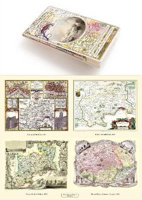 A Middlesex 1611 – 1836 – Fold Up Map that features a collection of Four Historic Maps, John Speed’s County Map 1611, Johan Blaeu’s County Map of 1648, Thomas Moules County Map of 1836 and a Map of the Environs of London 1836. 