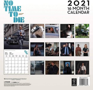James Bond No Time to Die Kalender 2021
