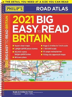 Philip's Maps: 2021 Philip's Big Easy to Read Britain Road A