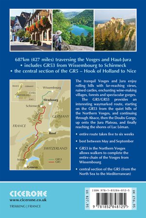 GR5 Trail Vosges & Jura / Schirmeck to Lac Leman / GR53