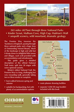 Pennine Way / National Trail from Edale to Kirk Yetholm