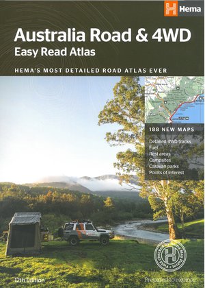 Australië Easy Read Road & 4WD atlas A3