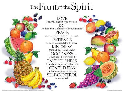 Fruit of the Spirit Wall Chart-Laminated