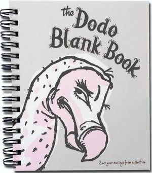 Notebook for artists, doodlers, note-takers made with high quality 100gsm paper suitable for fountain pen. Saving your musings from extinction. Mini Dodo Blank Book (Dodo Pad)