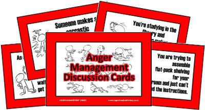 Anger Management Discussion Cards Secondary