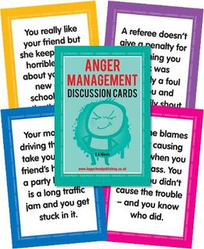 Anger Management Discussion Cards Primary