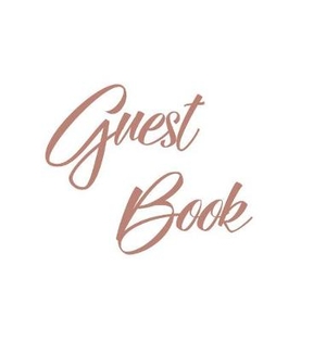 Rose Gold Guest Book, Weddings, Anniversary, Party's, Special Occasions, Memories, Christening, Baptism, Visitors Book, Guests Comments, Vacation Home Guest Book, Beach House Guest Book, Comments Book, Funeral, Wake and Visitor Book (Hardback)