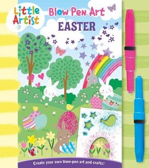 Little Artist: Blow Pen Art Easter