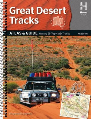 Australië Great Desert Tracks atlas & guide A4