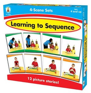 Learning to Sequence 4-Scene Sets