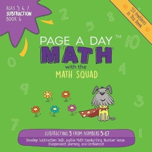 Page A Day Math Subtraction Book 6