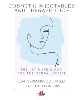Cosmetic Injectables and Therapeutics