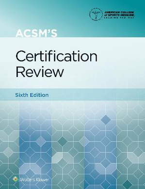 ACSM's Certification Review 6e Lippincott Connect Standalone Digital Access Card