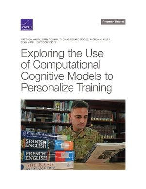 Exploring the Use of Computational Cognitive Models to Personalize Training