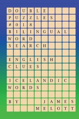 Double Puzzles #018 - Bilingual Word Search - English Clues - Icelandic Words