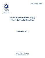 FAA-S-ACS-6C Private Pilot for Airplane Category Airman Certification Standards