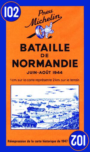 Michelin 102 Battle Of Normandy June-August 1944
