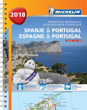 Spanje & Portugal atlas sp. a4 2018
