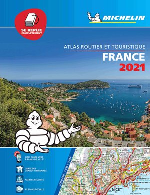 Frankrijk atlas wegen & serv. utiles A4 2021