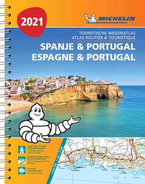 Spanje & Portugal atlas sp. a4 2021