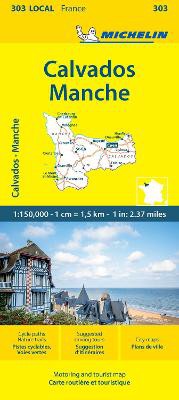 Calvados  Manche - Michelin Local Map 303