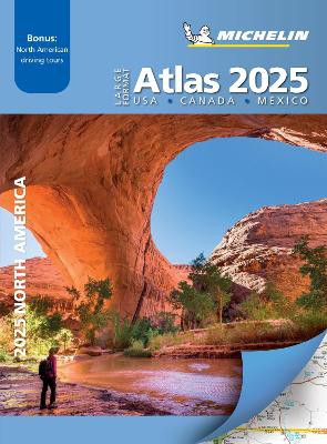 Large Format Atlas 2025 USA - Canada - Mexico (A3-Paperback)