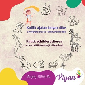 Kulilk schildert dieren en leert KURDI(Kurmanji) - Nederlands