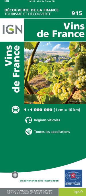 Frankrijk Vins -régions viticoles - toutes les appellations