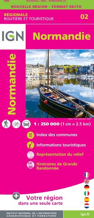 IGN Normandie 1:250 000