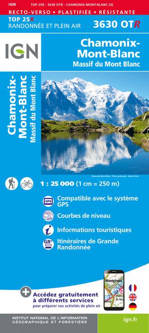 Chamonix-Mont-Blanc / Massif du Mont Blanc gps wp