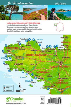 Bretagne sentier Douaniers à pied 22 randos
