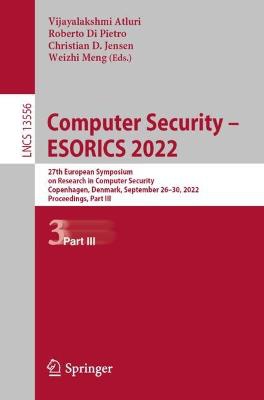 Computer Security ¿ ESORICS 2022
