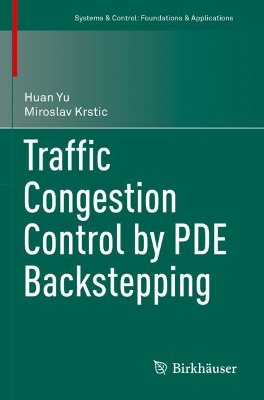 Traffic Congestion Control by PDE Backstepping