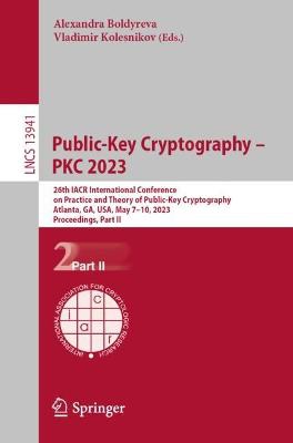 Public-Key Cryptography ¿ PKC 2023