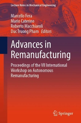 Advances in Remanufacturing