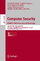 Computer Security. ESORICS 2023 International Workshops