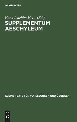 Supplementum Aeschyleum
