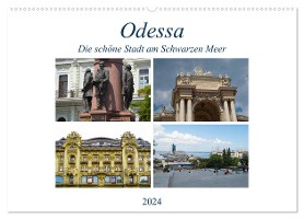 Odessa- Die schöne Stadt am Schwarzen Meer (Wandkalender 2024 DIN A2 quer), CALVENDO Monatskalender