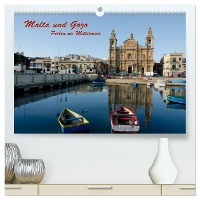 Malta und Gozo, Perlen im Mittelmeer (hochwertiger Premium Wandkalender 2024 DIN A2 quer), Kunstdruck in Hochglanz