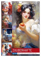 Zauberhafte Märchenillustrationen im Romantik-Stil (Wandkalender 2024 DIN A4 hoch), CALVENDO Monatskalender