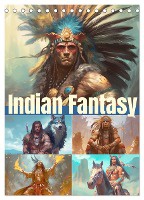 Indian Fantasy (Tischkalender 2024 DIN A5 hoch), CALVENDO Monatskalender