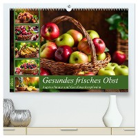 Gesundes frisches Obst (hochwertiger Premium Wandkalender 2025 DIN A2 quer), Kunstdruck in Hochglanz