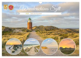 Wunderschönes Sylt - Perle der Nordsee (Wandkalender 2025 DIN A3 quer), CALVENDO Monatskalender